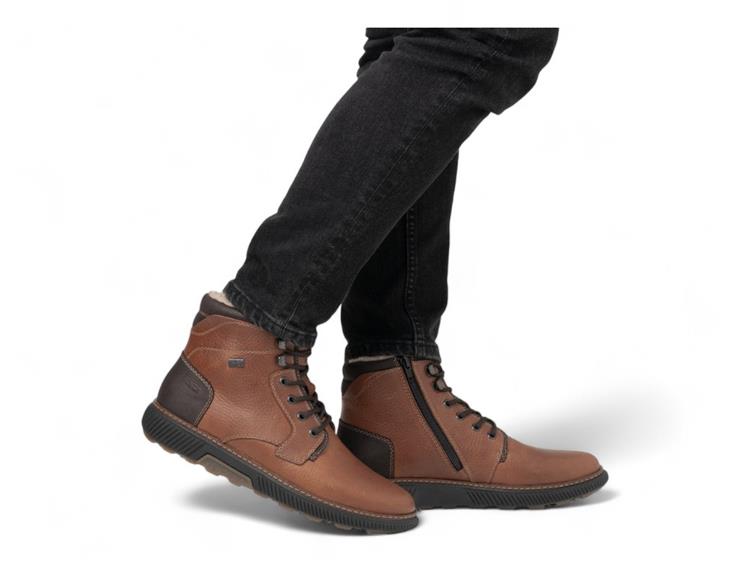 Rieker B3333 cognac/braun/moro