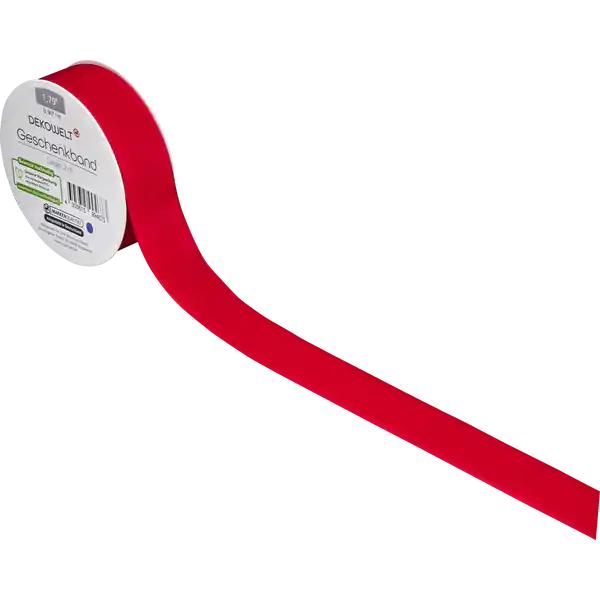 Geschenkband Samt rot