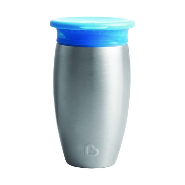Munchkin Stainless Steel Miracle 360° Sippy Cup Bluek