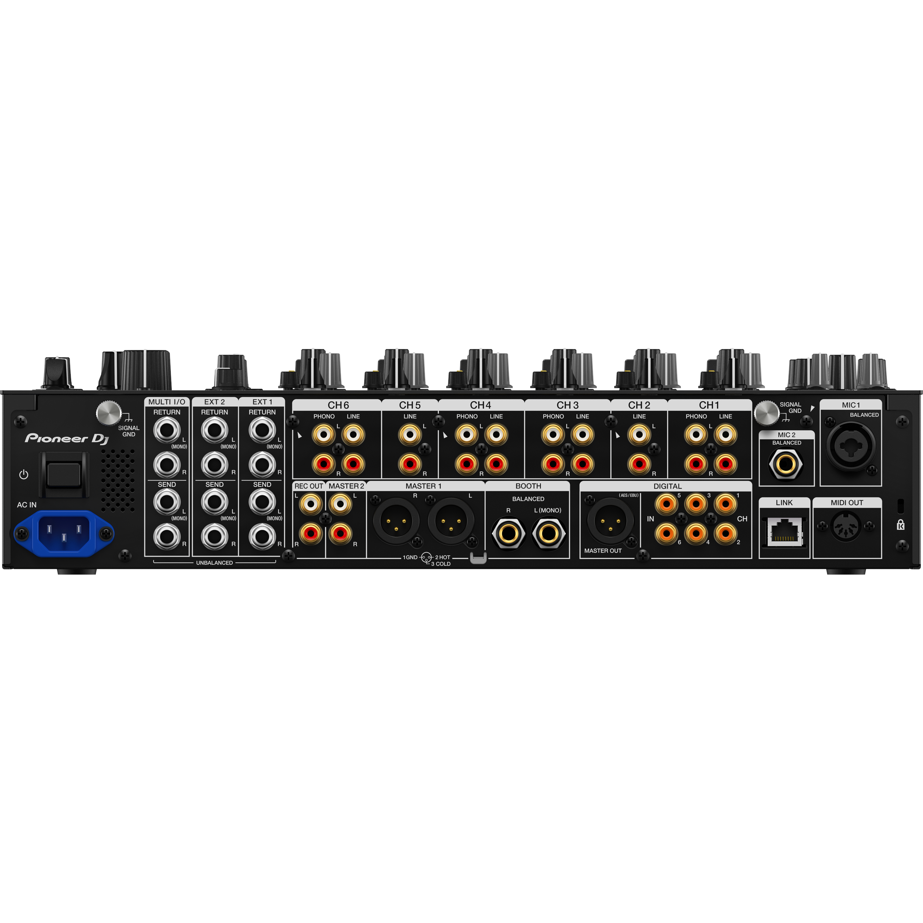Pioneer DJ DJM-V10-LF 6-kanaals DJ-mixer
