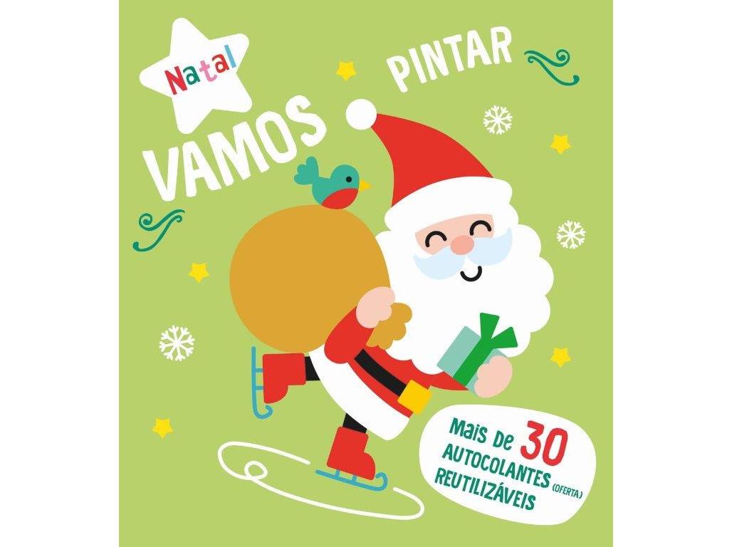 LIVRO VAMOS PINTAR - SACO DE PRESENTES - VERDE