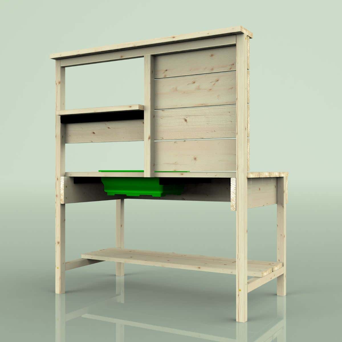 REBO modderkeuken otter speeltoren van hout