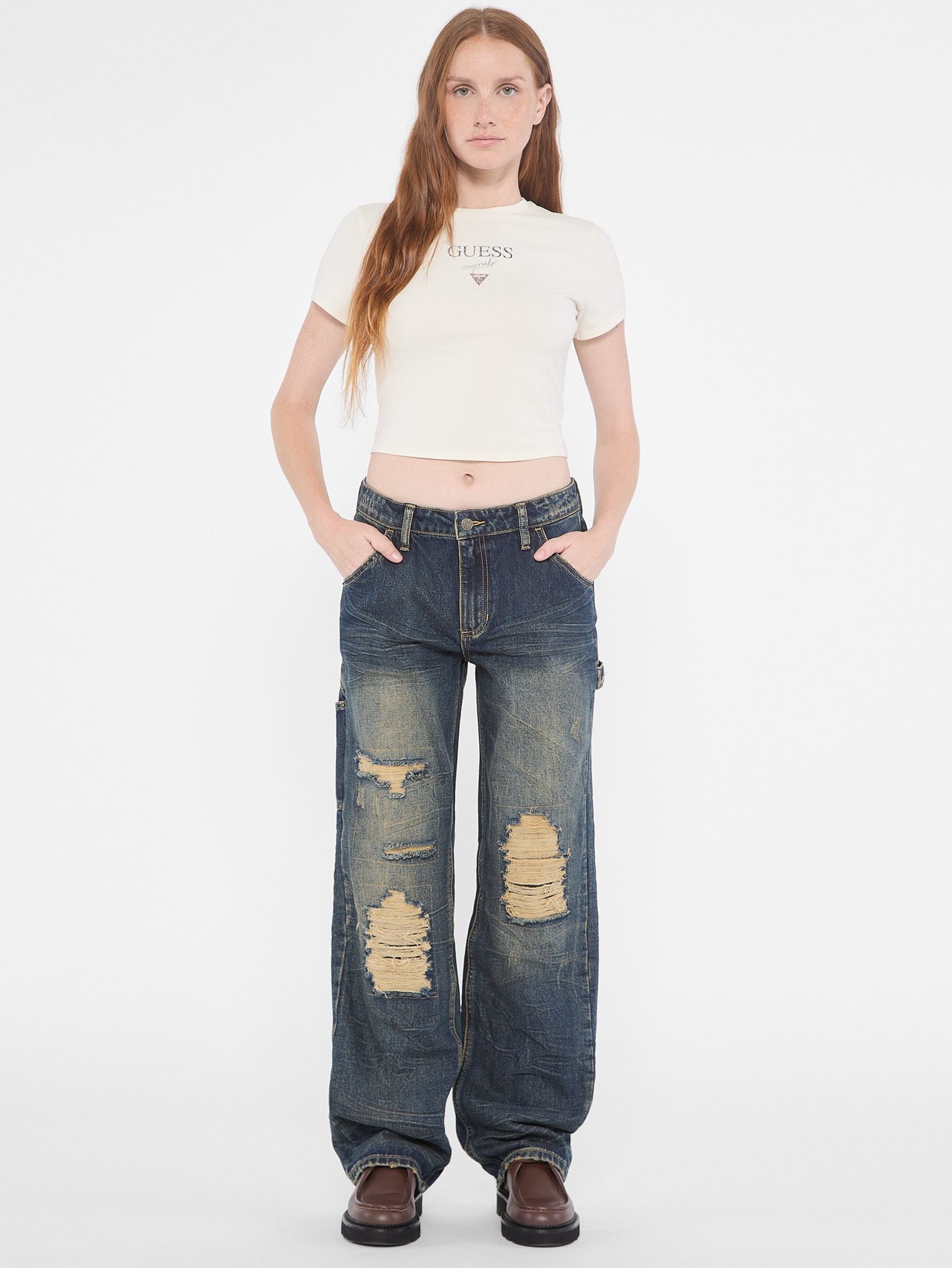 Camiseta infantil GUESS Originals Baker