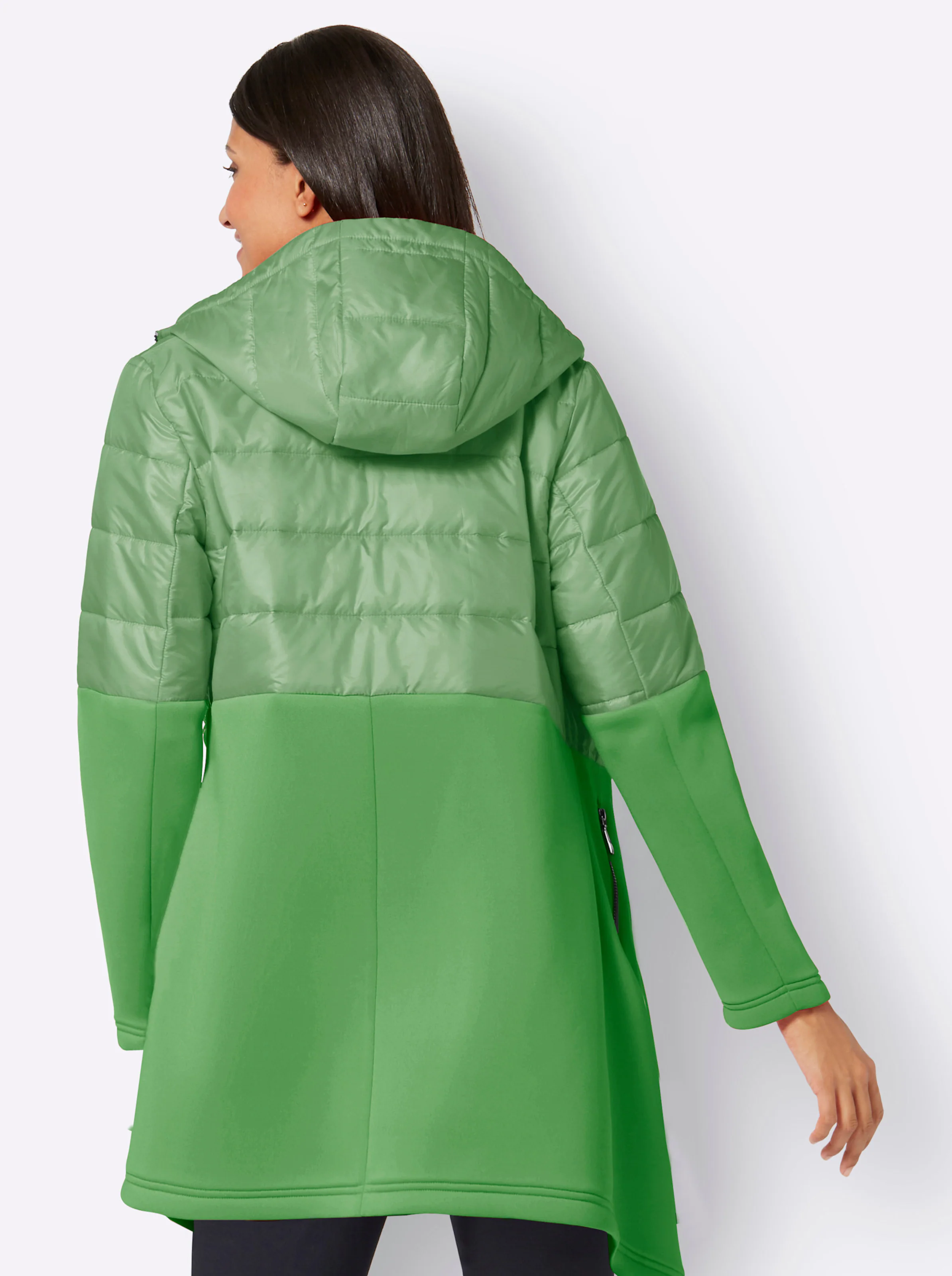 Steppjacke in apfel