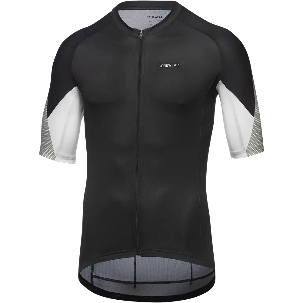 GORE Wear Spirit Triangles Fietsshirt Korte Mouwen Zwart/Wit Heren