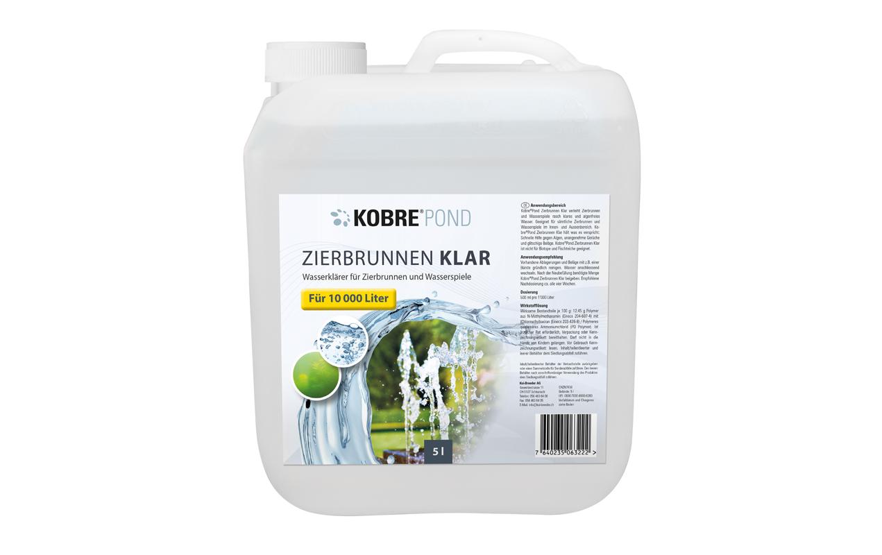 Zierbrunnen Klar 5 l<br>Klares Wasser für Brunnen