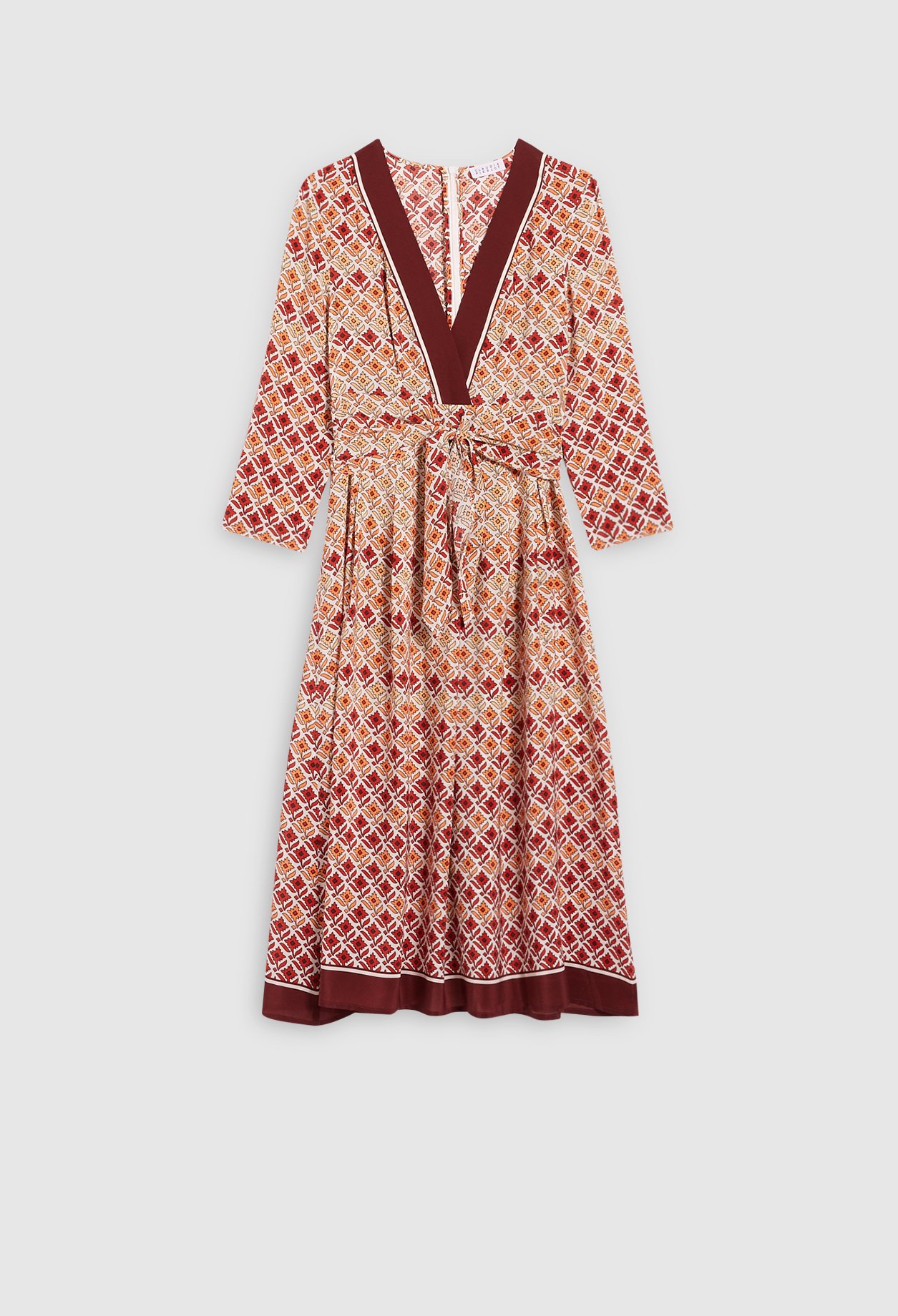 Robe midi &agrave; nouer