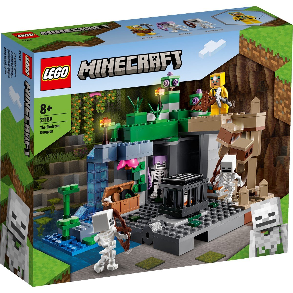Le donjon du squelette LEGO Minecraft 21189