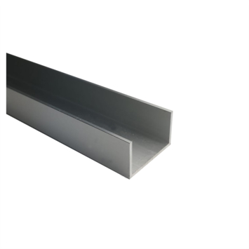 U-profiel aluminium brut 20x20x2000x1mm