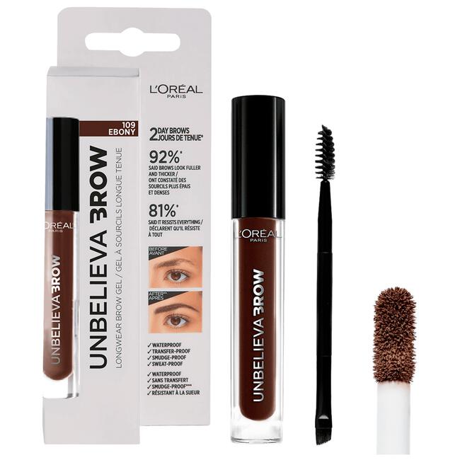 L'Oréal Paris Unbelieva Brow 1.0 Ebony Wenkbrauwgel