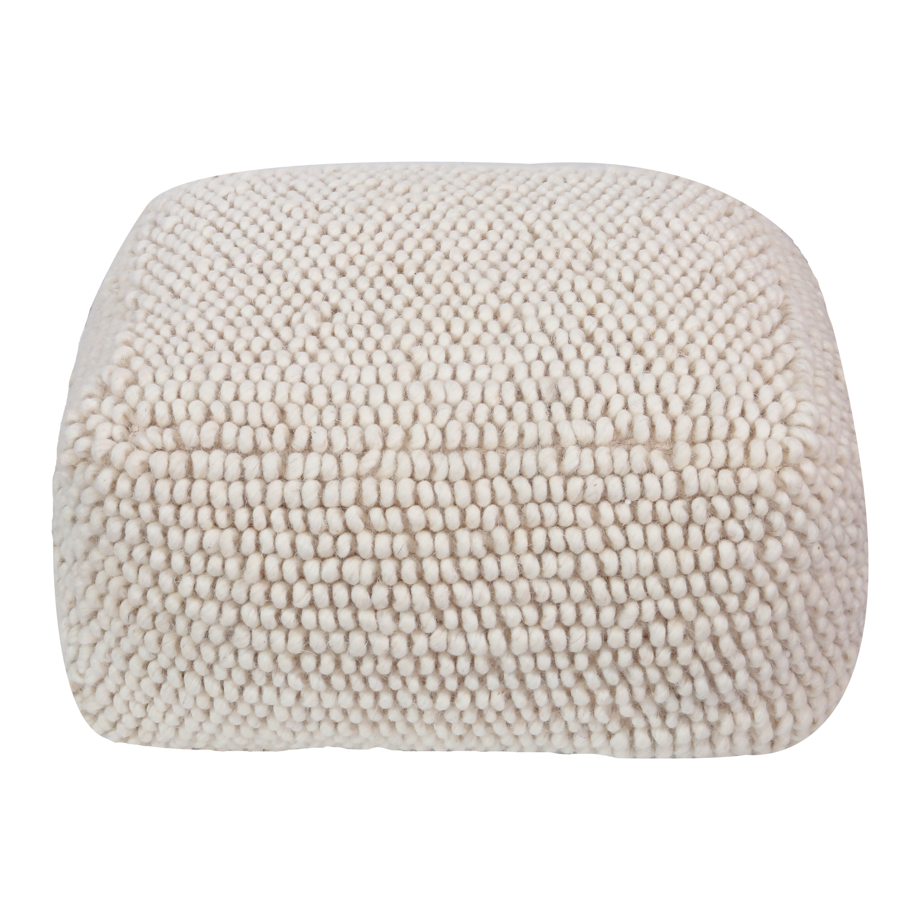 Pouf DAMUR weiss