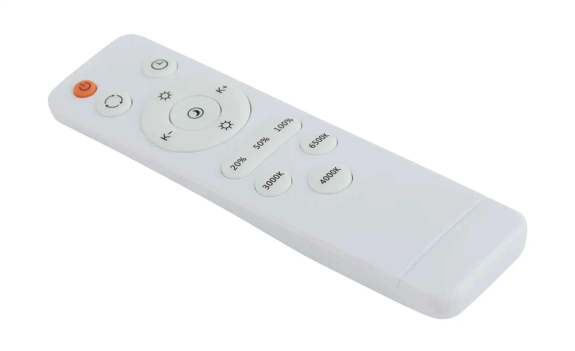 LED-Deckenleuchte, weiß mit schwarzem Ring