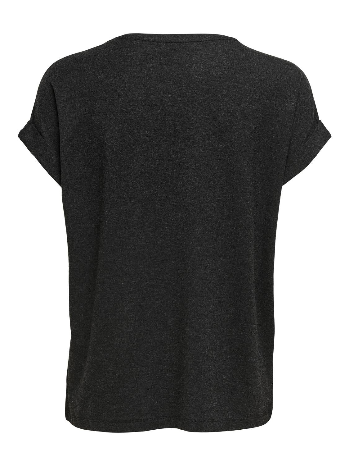 ONLMOSTER Top Dark Grey Melange