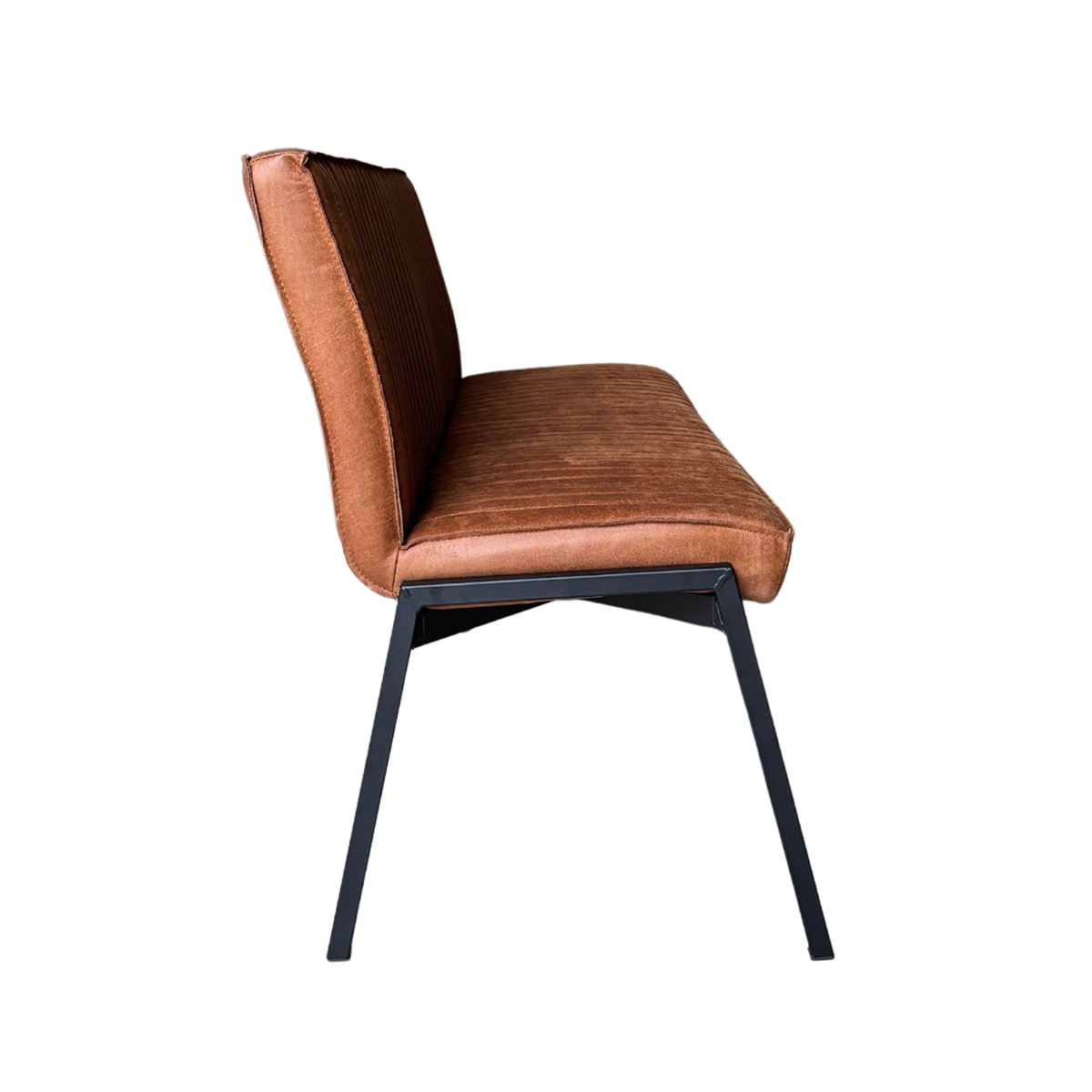 Eetkamerbank Stripes Cognac 155 cm