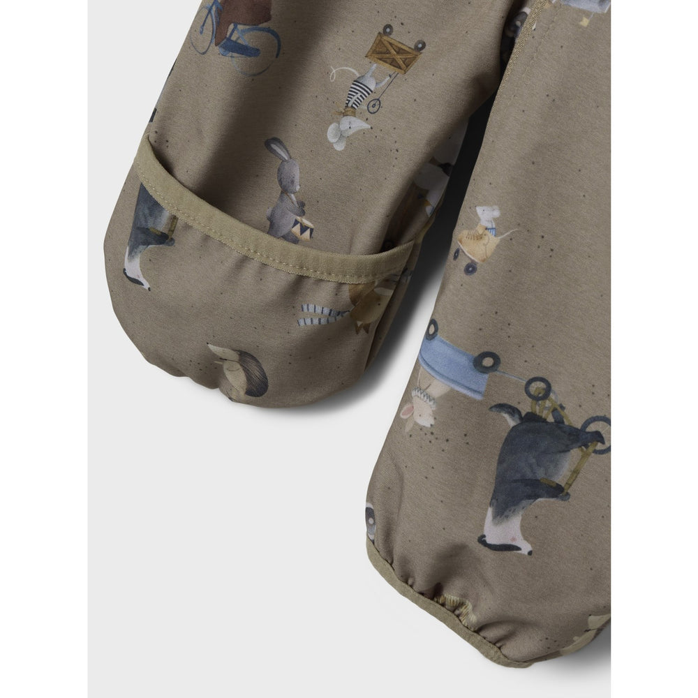 Køb Name It Silver Mink Go Nbnalfa08 Softshell Dragt Aop Fo