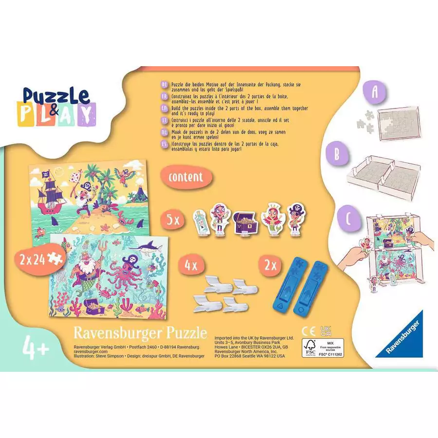 Ravensburger Piraten auf Schatzjagd bunt