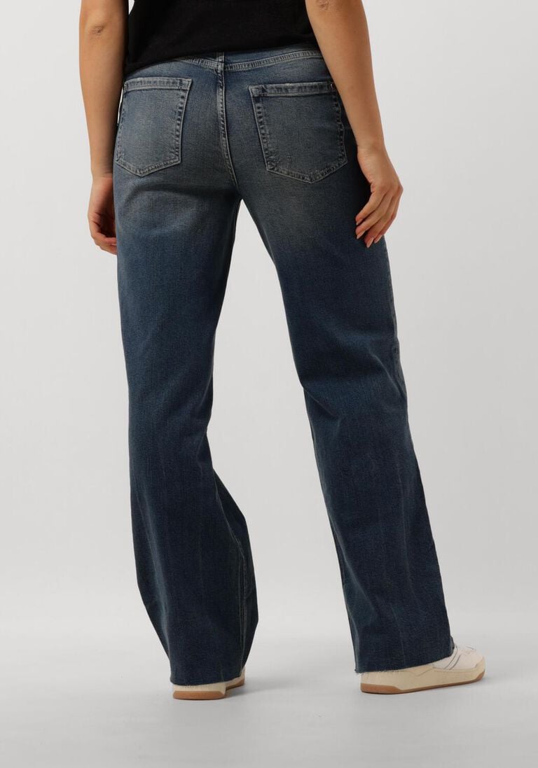 blauwe mos mosh wide jeans relee kessel jeans