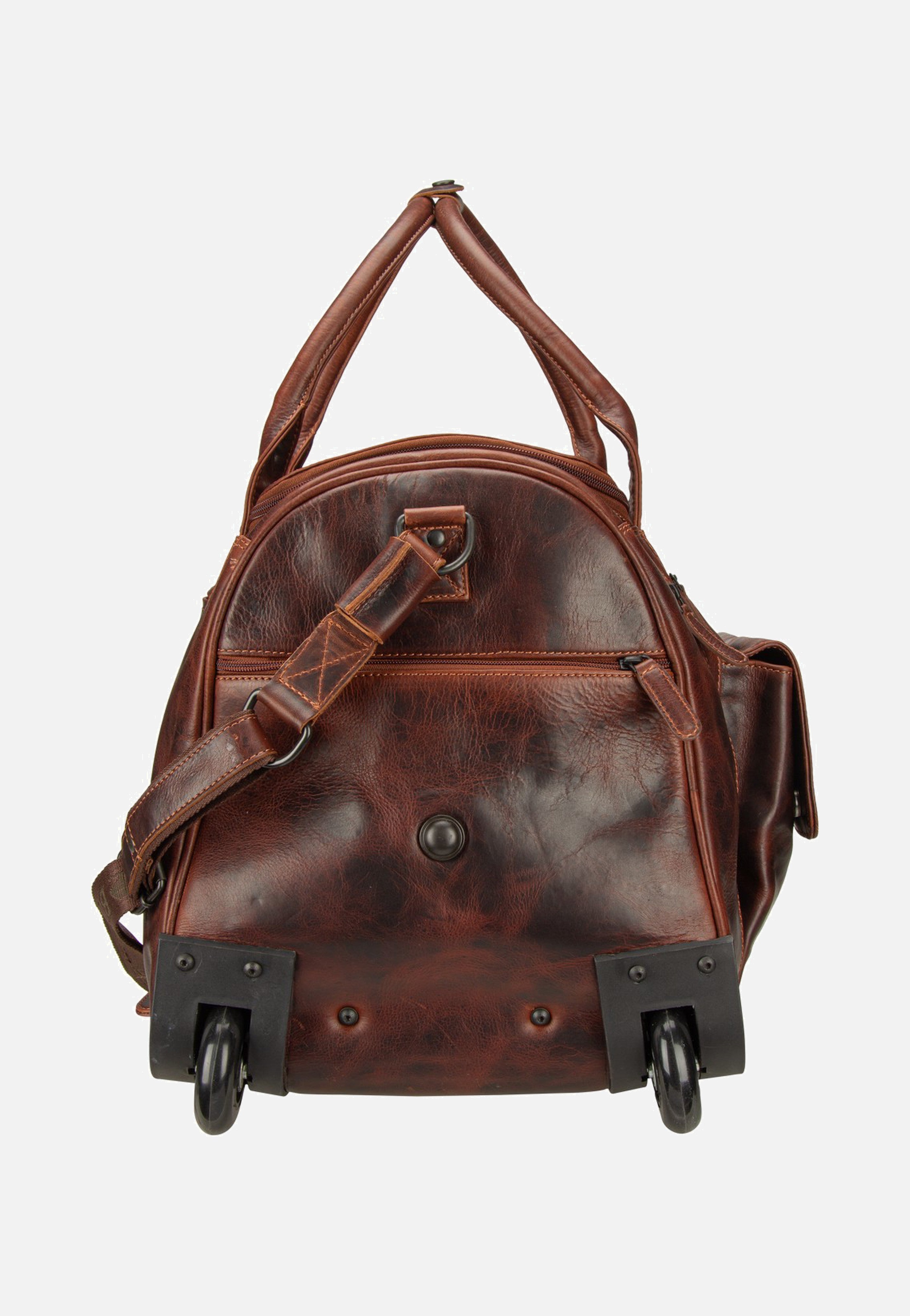 Rugged Trolley Traveller Teak Brown - Travel Bag