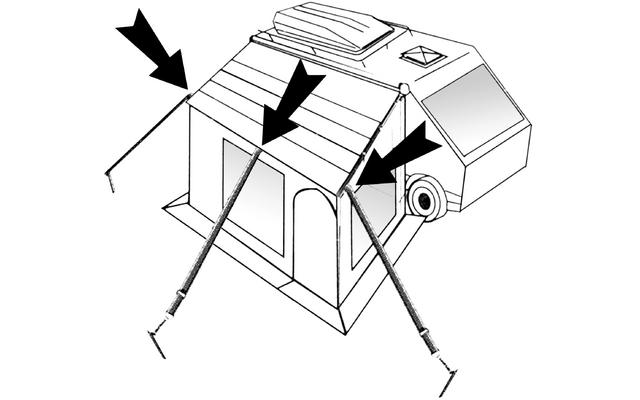 Bo-Camp Sturmgurt-Set universal 12-tlg.