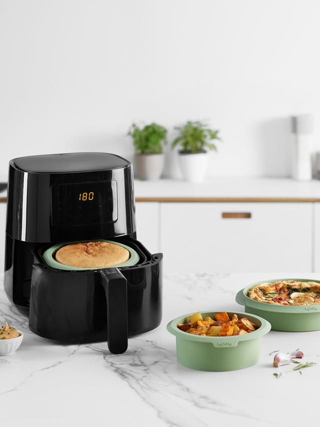 Lékué Airfryer Silikonform, Ø 15 cm, 6 cm hoch