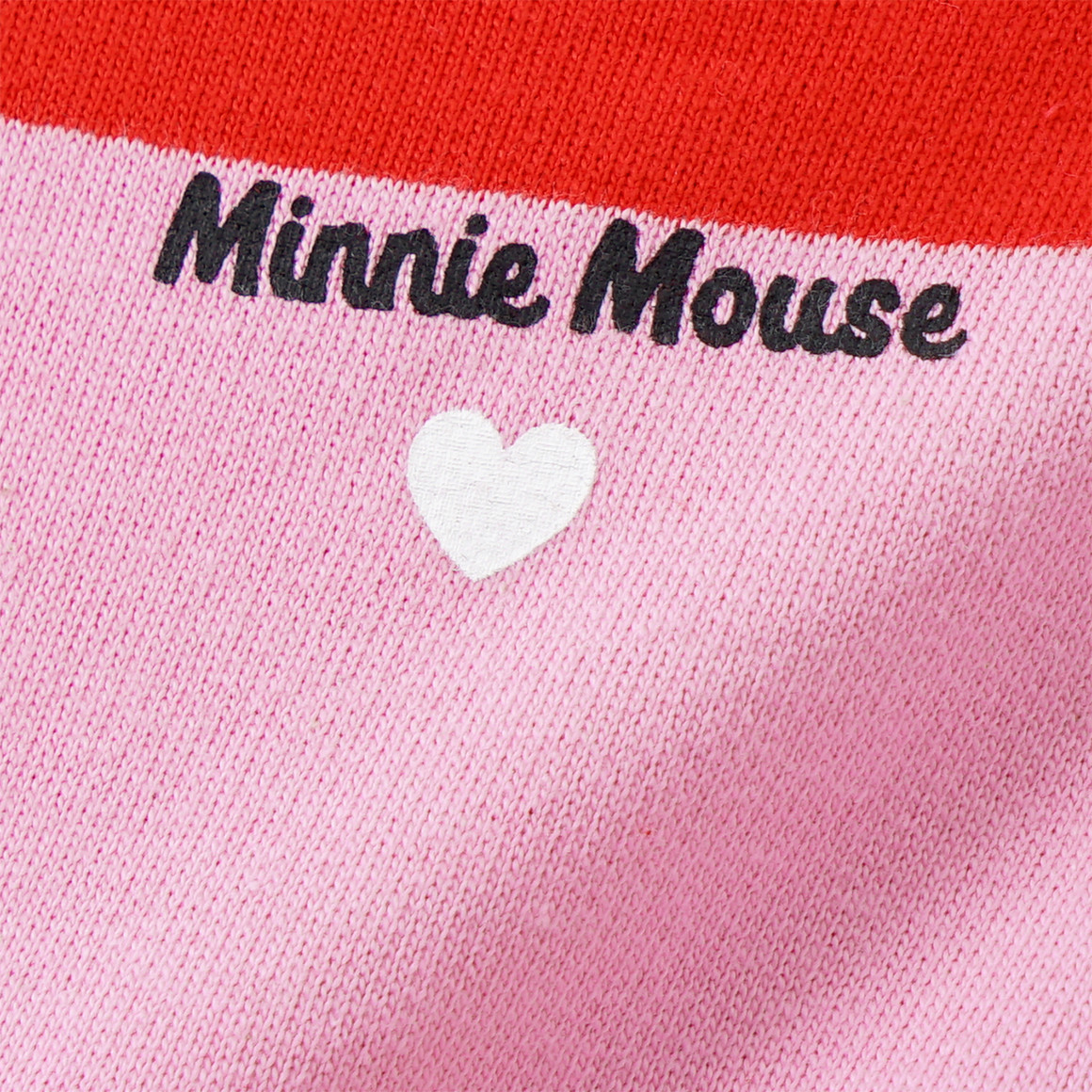 Topolino Minnie Maus Sweatshirt mit großem Print rot / rosa