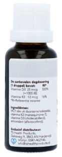 Epigenar Support Vitamine D3 en K2 Druppels 25ML