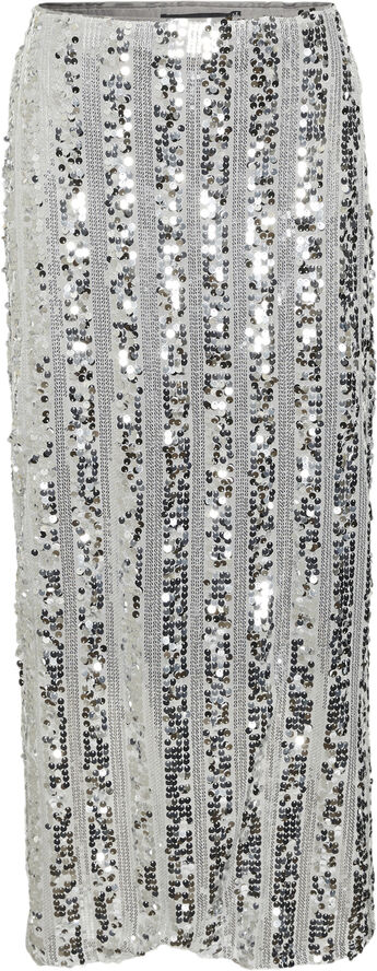 Vero Moda VMEFA HW 7/8 SKIRT JRS Silver/sequins