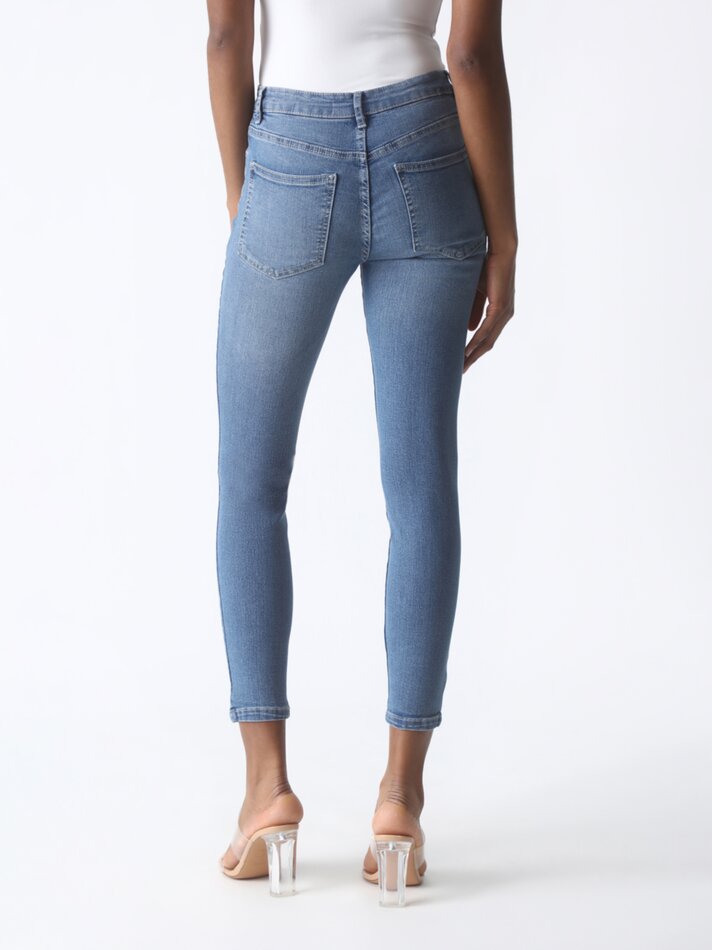 Calça jeans skinny - Azul celeste