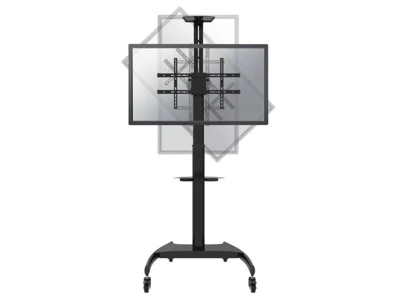 Neomounts PLASMA-M1900E - Vogn med hjul - for fladt panel/AV-udstyr - sort - skærmstørrelse: 37