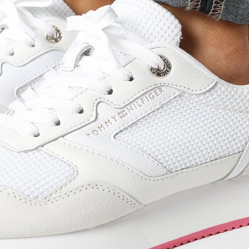 Baskets Femme Essential Mesh Runner 7381 White Bright Cerise Pink