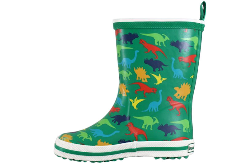 BUNDGAARD CHARLY HIGH DINO GREEN GUMMISTØVLE