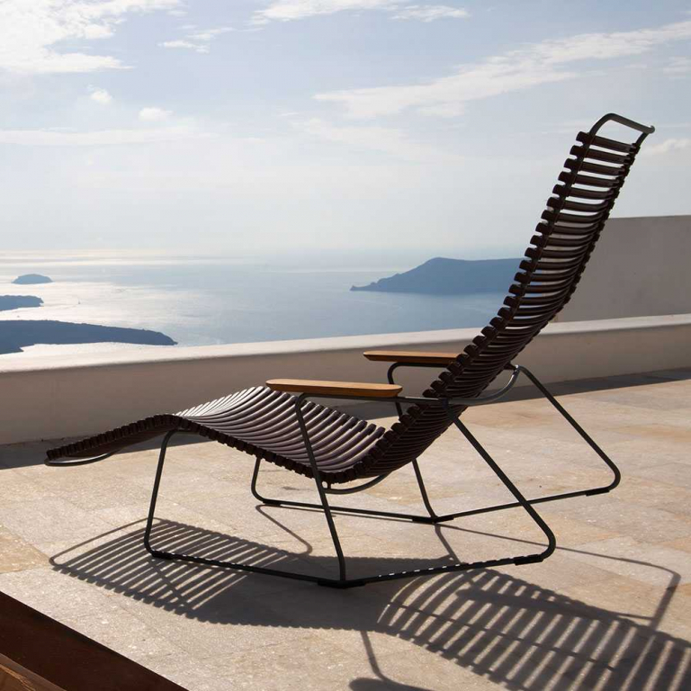 Houe Click Sunrocker ligstoel Olive Green