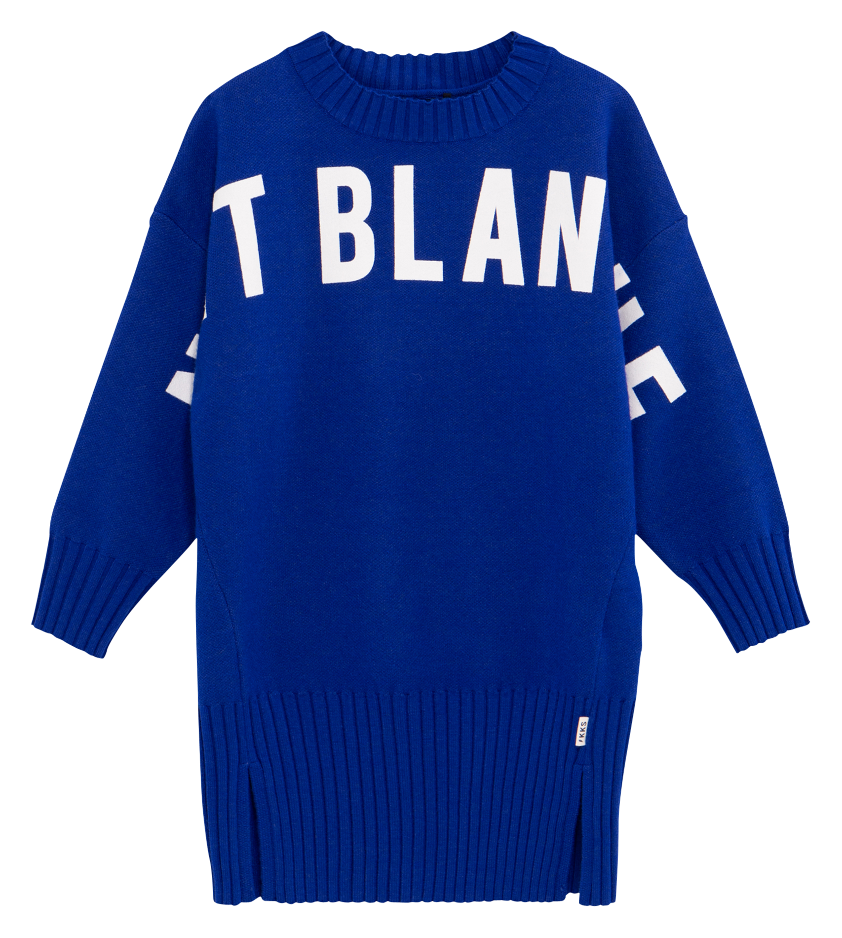 Robe pull imprimée| Bleu