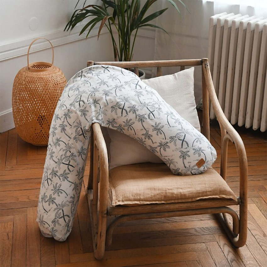 Coussin d'allaitement Big Flopsy imprimé palm tree