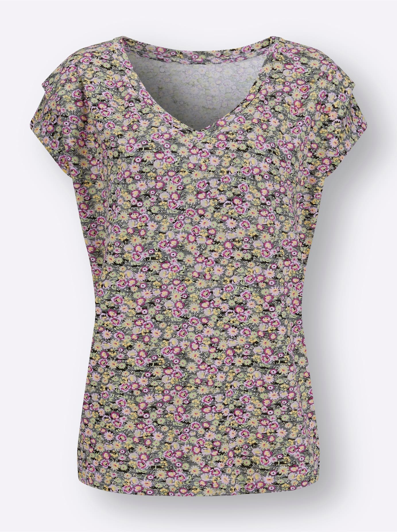 Inspirationen V-Shirt »Druck-Shirt«, 1 Stk.