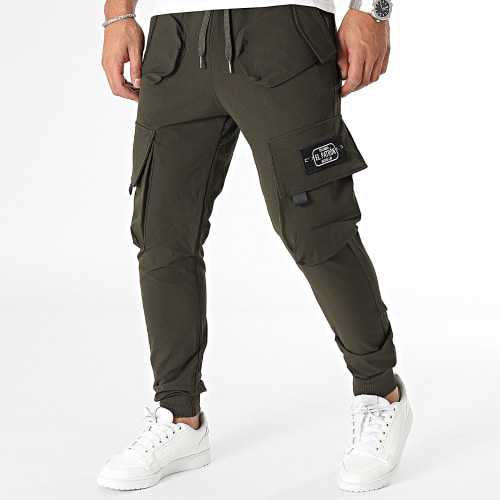 Pantalon Cargo Vert Kaki Foncé