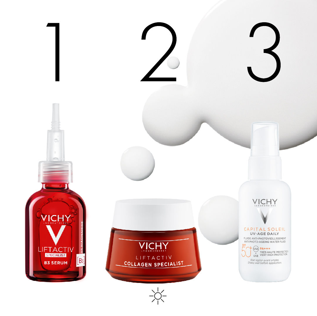 Vichy Capital Soleil UV Age daily<br>40 ml, Flasche, LSF50+