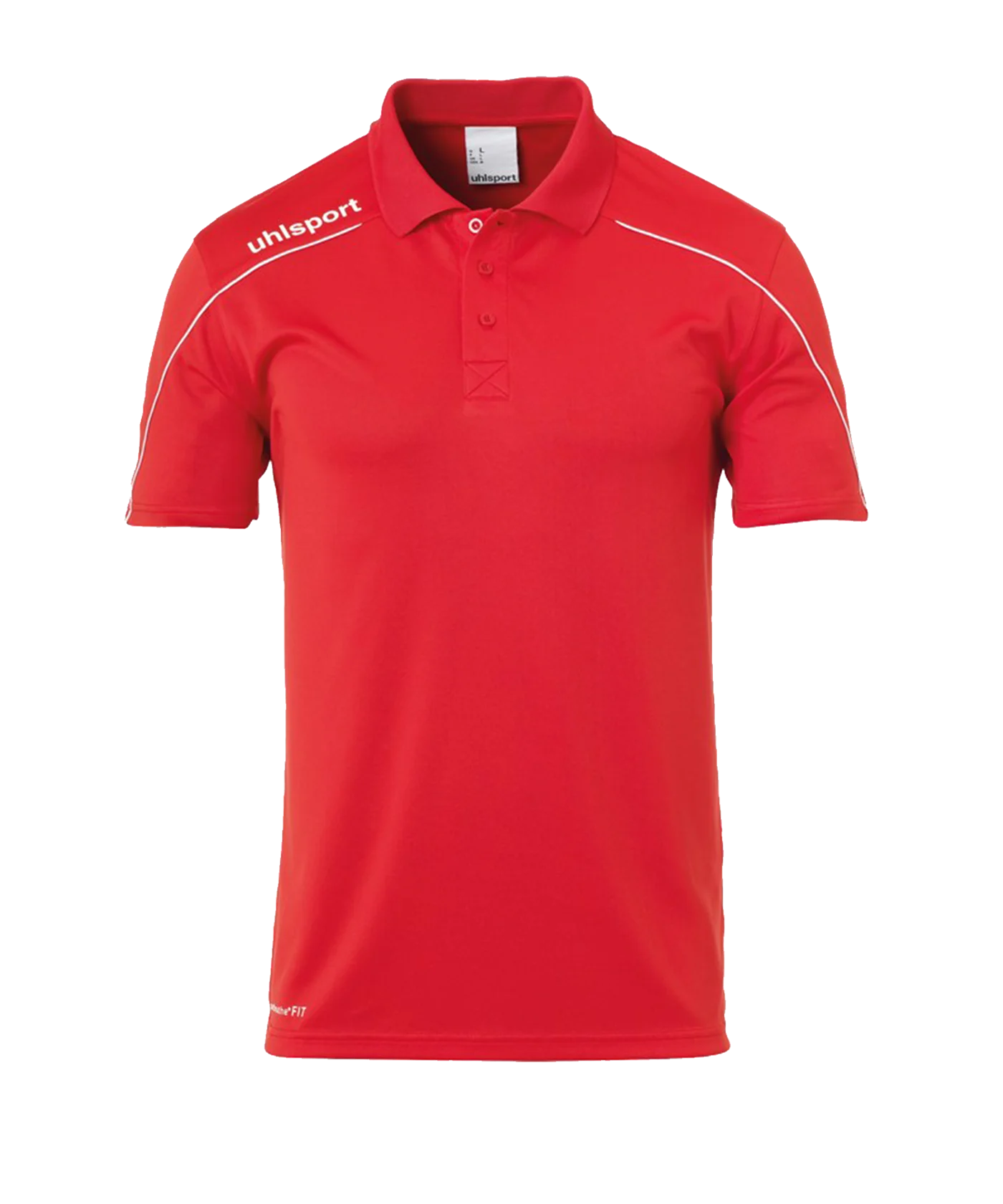uhlsport Stream 22 Poloshirt Rot Weiss F04