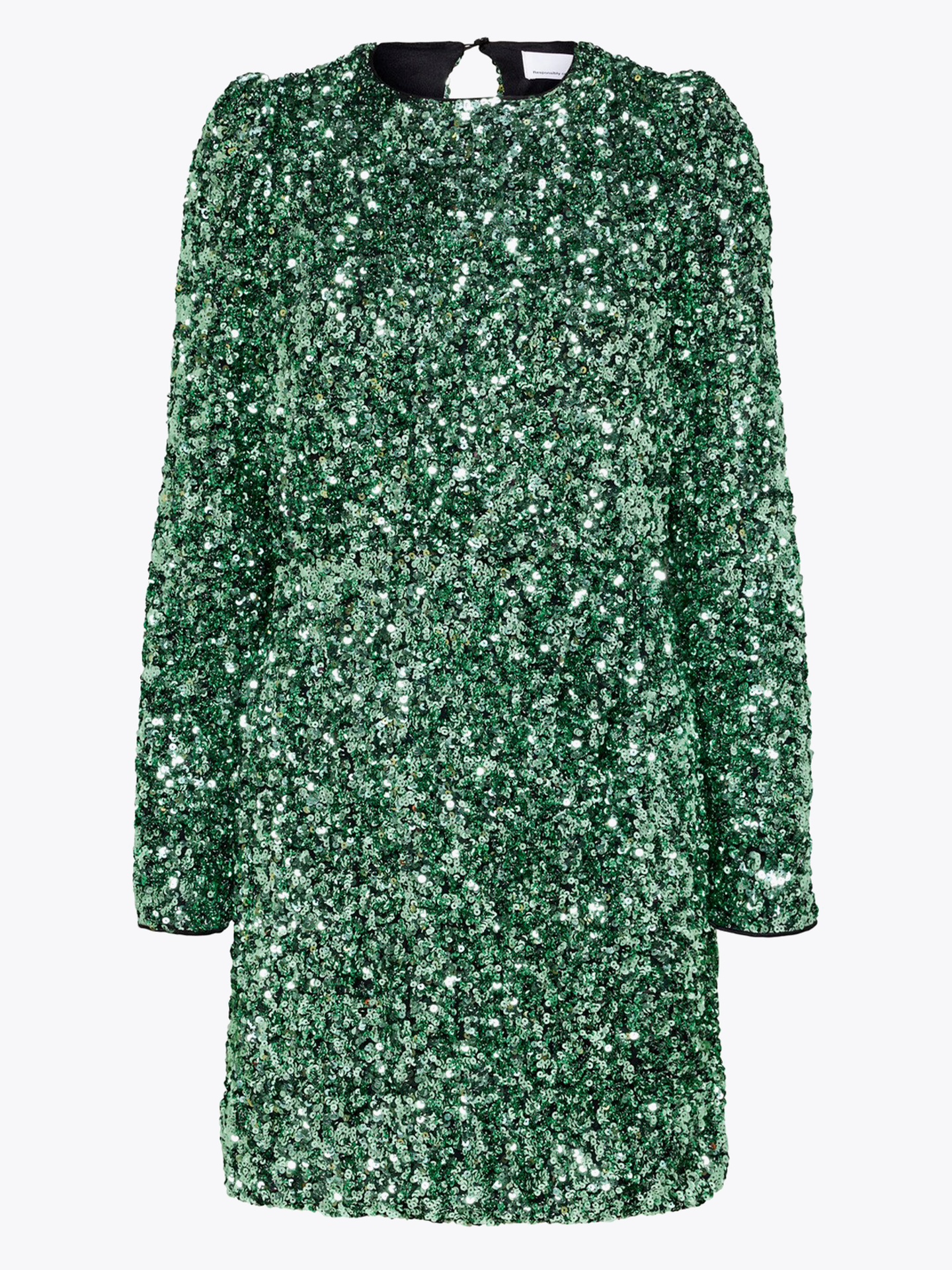 Colyn Long Sleeve Short Sequins Dress