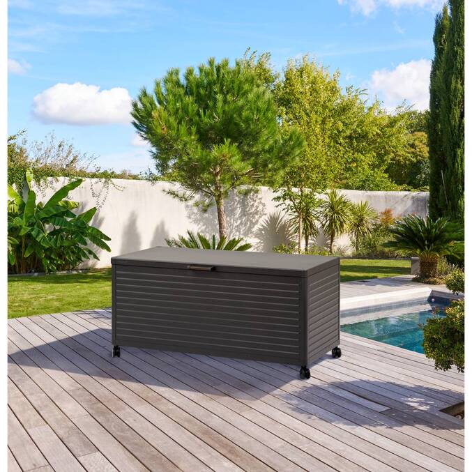 Coffre de rangement EDENIO Graphite