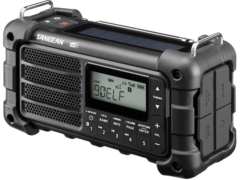 Sangean DAB  Radio MMR-99DAB  Schwarz Mehrfachbetriebenes digitales Notfallradio