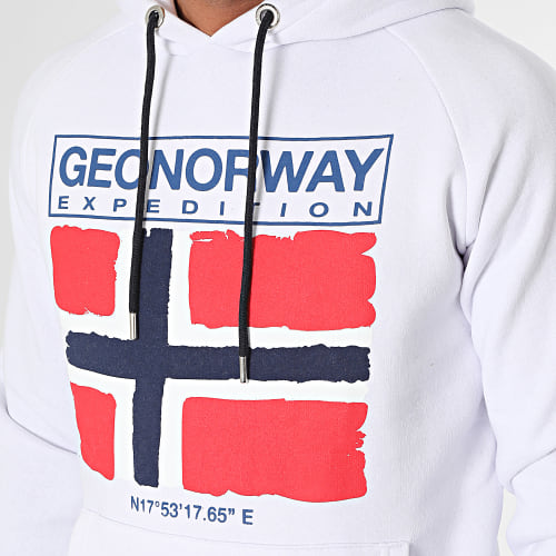 Sweat Capuche Blanc