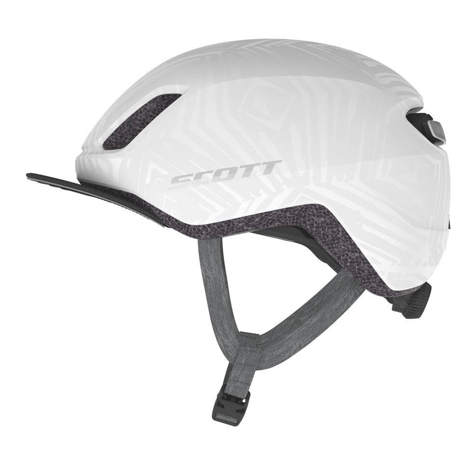 Scott Il Doppio Plus Cykelhjelm Pearl White MIPS