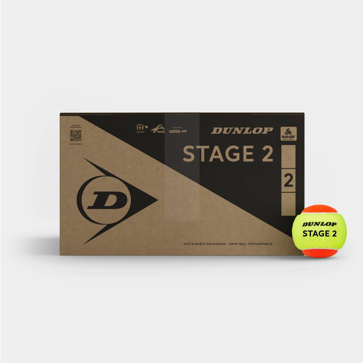 Dunlop Stage 2 Oranje - Bucket 72st. Oranje/Geel