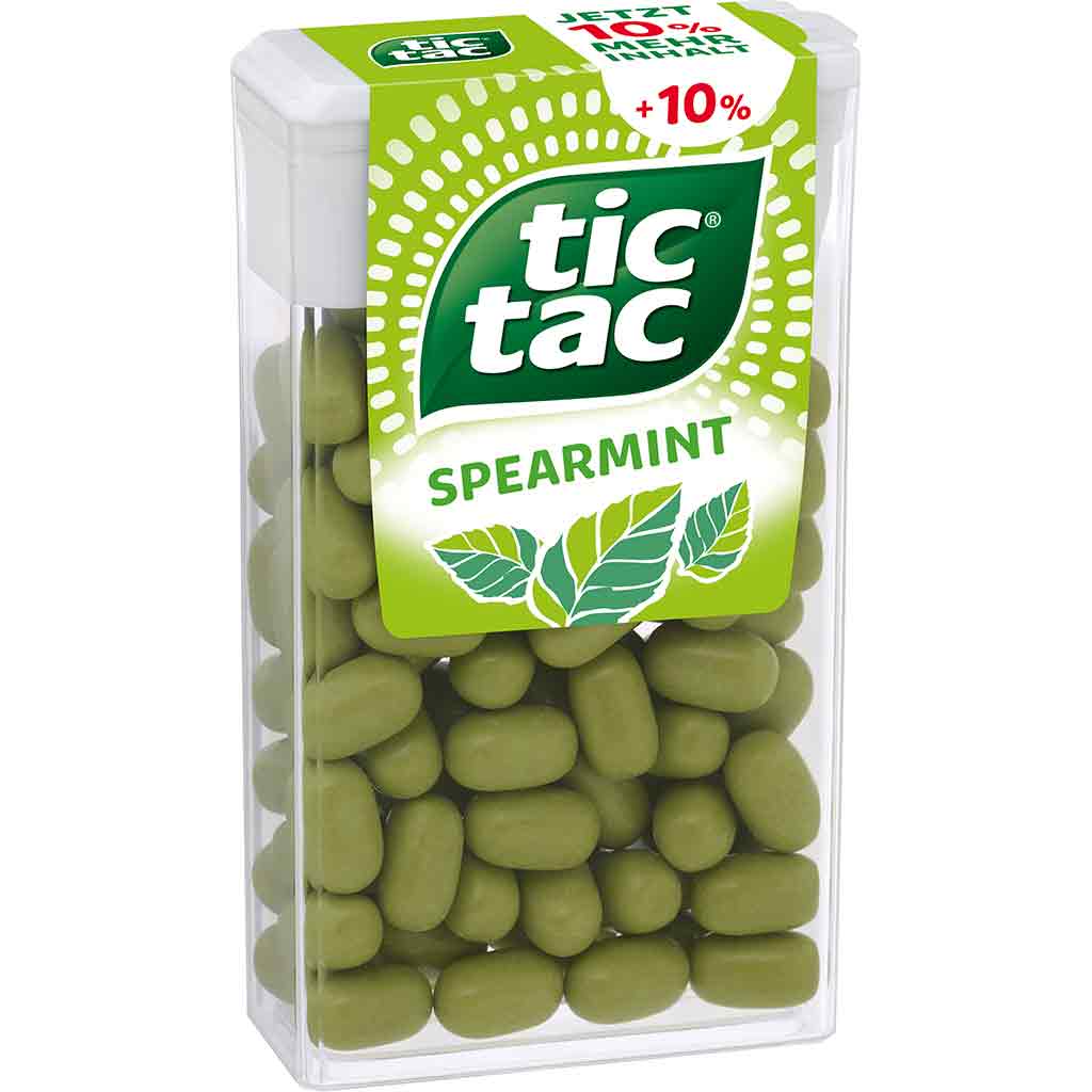tic tac Spearmint 16x54g=864g MHD:21.8.25