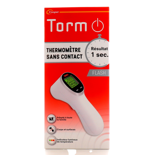 Torm Thermomètre Flash sans Contact
