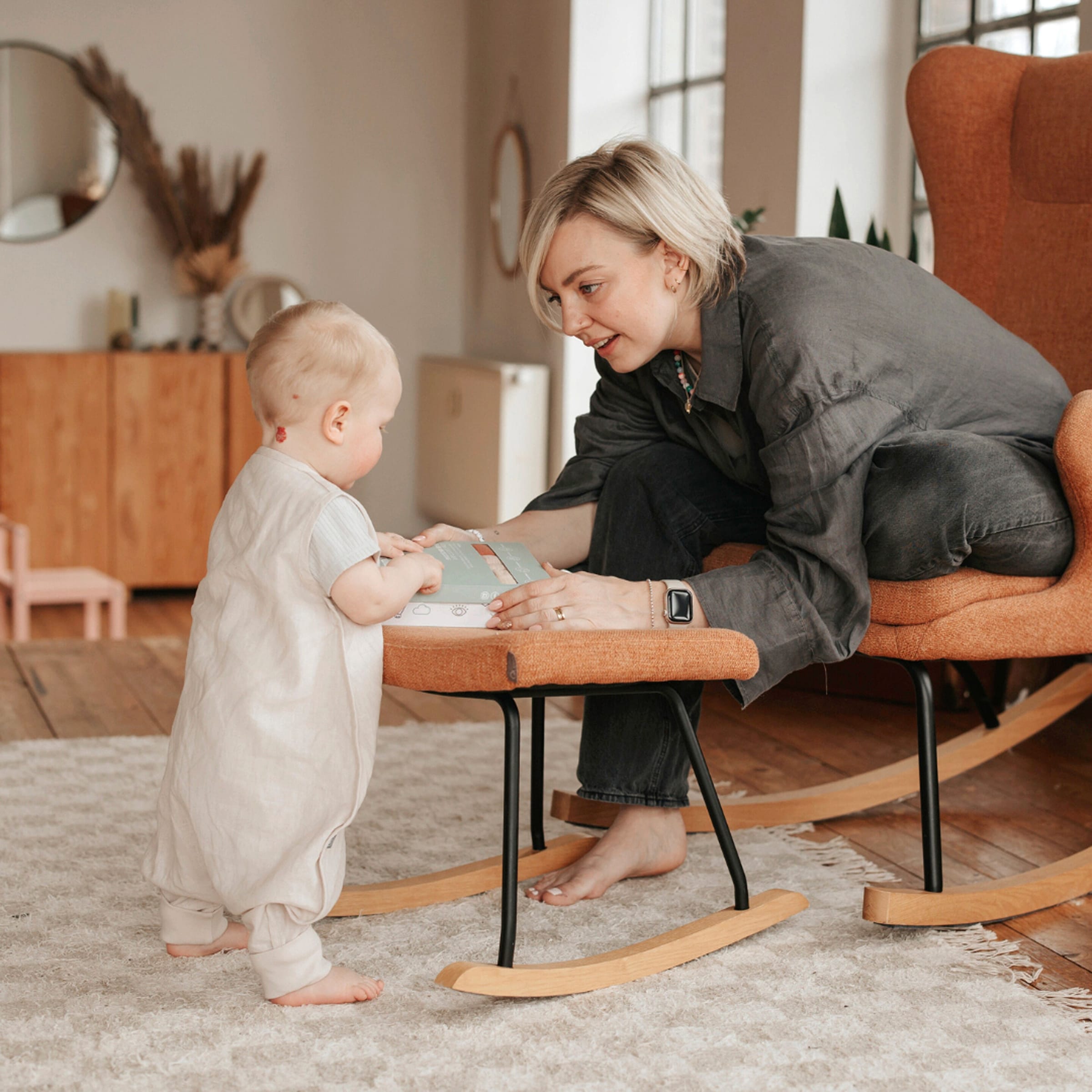 emma & noah Sommer-Sleepoverall Leinen 0.5 TOG Essential Beige