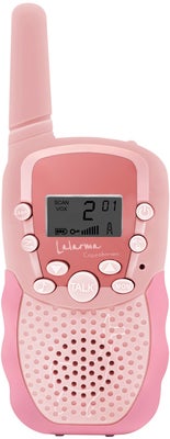 Lalarma Mix And Match Walkietalkie med 3km Rekkevidde, Rose
