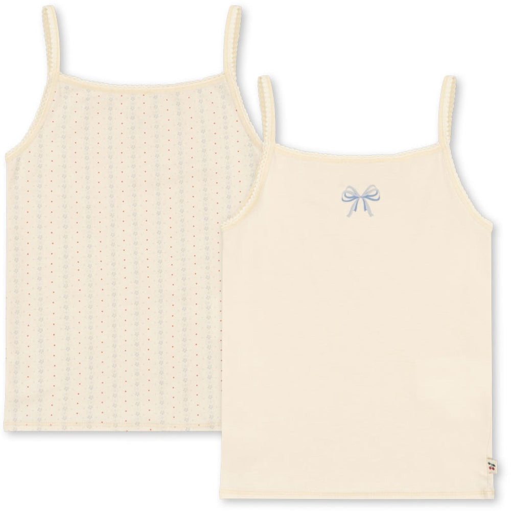 Køb Konges Sløjd Fete De Fleur/Seedpearl Basic 2 Pak Strop Top GOTS