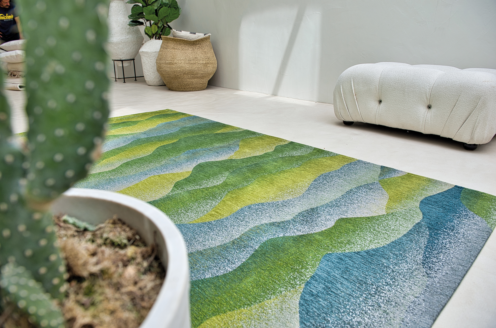 Ecorugs vloerkleed Himalaya groen 140x200 cm
